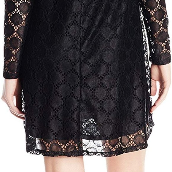 INGRID & ISABEL Black Lace Maternity Dress - Picture 7 of 8